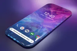Samsung's new patent use a super rounded touch display