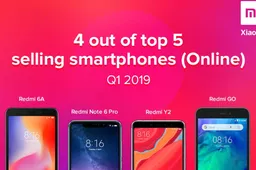Xiaomi is the top smartphone brand online for ten consecutive quarters