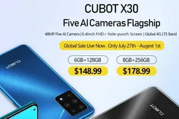 Cubot X30: Five AI Camera Flagship Launched at $148.99 (Limited Offer)