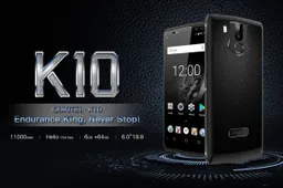 OUKITEL K10 gets 5V/5A charger, fully charged in 170 minutes
