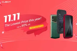 Best Double 11 Sale Deals from Cubot Online Store at AliExpress