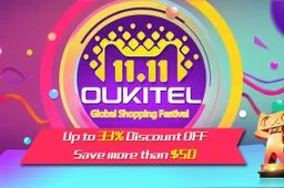 OUKITEL 11.11 Shopping Carnival Begins - Up to 33% Off