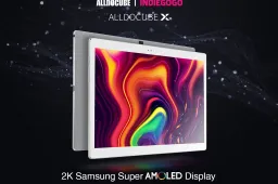 Behind-the-scenes production video for the ALLDOCUBE X tablet