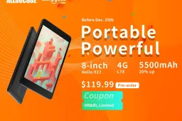 Save $40 on Helio X27-equipped ALLDOCUBE M8 tablet