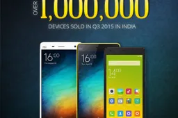 Xiaomi sold over 1 million devices in India in Q3 2015