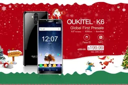 Oukitel K6 global presales are up with a $199.99 price