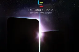 Confirmed: Letv will launch a phone (Le 1s?) in India Jan 20th