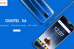 OUKITEL K6 will get 6300mAh battery and 5V/3A quick charger