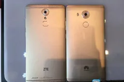 ZTE Axon Max specs and photos with the Huawei Mate 8