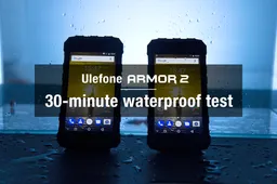 Watch the IP68-Rated Ulefone Armor 2 get submerged into a fish tank