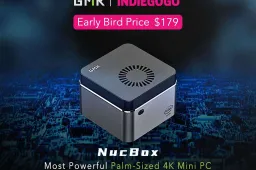 GMK NucBox mini PC finally live on Indiegogo with many perks