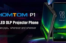 HOMTOM P1 phone with HD LED DLP projector coming soon