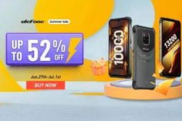 Save Up to 52% on Ulefone Rugged Phones right now