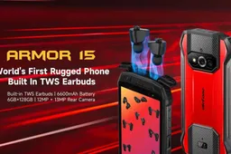 Ulefone Armor 15 : World Leading Rugged Phone with Built-In TWS Earbuds