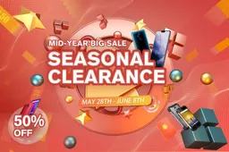Ulefone's clearance sale with up to 50% off