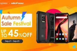 Ulefone Autumn Festival on Aliexpress with up to 45% off