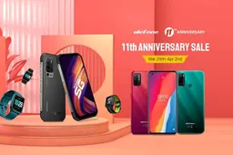 Aliexpress Anniversary with 45% off for Ulefone phones
