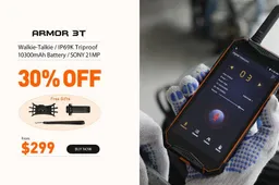 250 % of the goal reached in the Ulefone Armor 3T crowdfunding campaign
