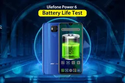 Large battery phone Ulefone Power 6 gets a battery endurance test