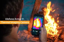 Ulefone Armor 9 shows off its thermal imaging camera