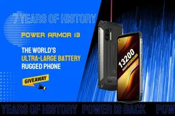Monstrous Ulefone Power Armor 13 with 13.200 mAh coming soon