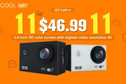 MGCOOL heavily discounts their action cams for Singles' Day