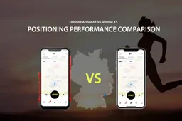 Ulefone Armor 6E VS iPhone XS: Positioning Performance Comparison