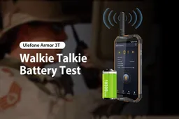 Rugged Ulefone Armor 3T walkie-talkie battery test