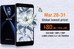 Geotel Note now on sale at $80.99 for Aliexpress' Anniversary