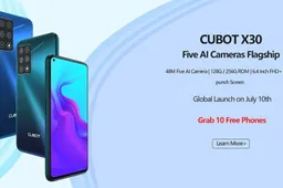 CUBOT X30 with five rear cameras officially launched