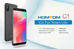 Entry level Homtom C1 (C2 Lite) with Android Go launched