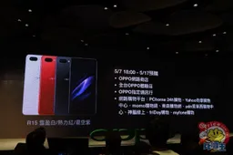 OPPO R15 and OPPO R15 Pro Launched in Taiwan