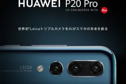 Huawei P20 Pro Coming To Japan Through NTT DoCoMo