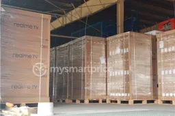 Realme TV Warehouse Spy Photos Confirm Screen Size Of 43 Inches