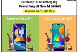 Samsung Galaxy M01 and M11 Coming To India In June, Starting at 8999 Rupees ($119)