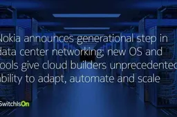 Nokia Announces Network Operating System (NOS), Deployed in Apple Cloud Data Center
