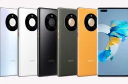 Huawei Mate 40 Pro/Pro+ official renders' leak confirms 5 color variants