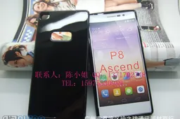 Huawei P8 and P8 Lite cases show us more physical details