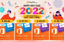 Happy New Year 2022 big sale, get Windows 11 for free