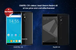 OUKITEL C8 vs Xiaomi Redmi 4X - 18:9 Display Aspect Ratio and Cheaper?