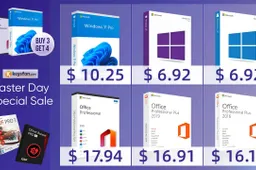 Windows and Office with lowest prices in the Keysfan Easter Sale