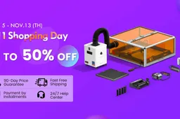 Algolaser 11.11 Sale：Get huge discounts on their Laser Engravers