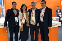 OUKITEL showcases their smartphone models at the MWC 2018