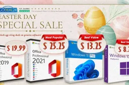 Welcome the new season with Godeal24’s Easter Deals! Get genuine Windows 11 Pro for only $13.25 to celebrate
