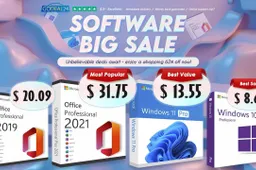 Up to 62% Off in Godeal24 Big Microsoft Deal. Windows 11 Pro for $13.55! Office 2021 Pro Starting at $23.31!