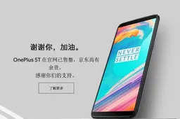 OnePlus 5T Out of Stock at Official Site: Space Freeing For OnePlus 6 is Over