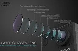 MGCOOL Explorer 2C Action Camera to Feature 7 Elements Lens