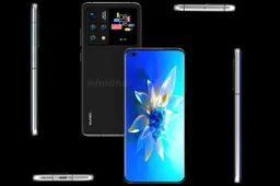 Photos of a Huawei dual-screen smartphone have been published