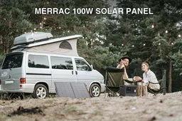 Go green with the nifty 100W MERRAC solar panel