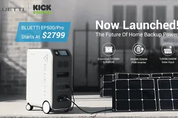 Mobile solar battery BLUETTI EP500/Pro officially launched